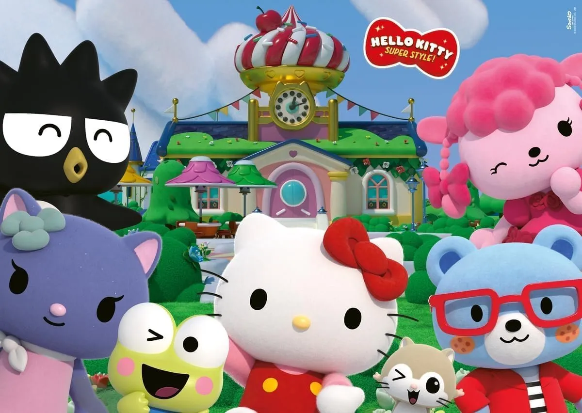 Ravensburger Hello Kitty Super Style Vloerpuzzel 24-delig 70x50cm Multicolor - afbeelding 2 van 4