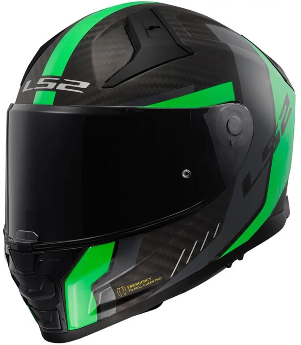LS2 FF811 Vector II Carbon Grid Mat Helm