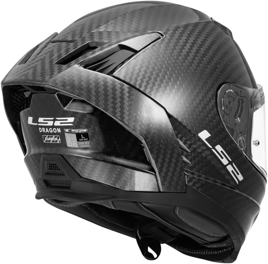 LS2 FF807 Dragon Integraalhelm - XXS - Zwart - afbeelding 5 van 6