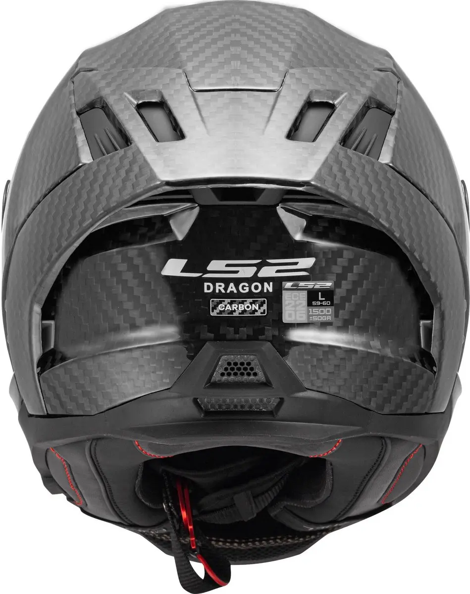 LS2 FF807 Dragon Integraalhelm - XXS - Zwart - afbeelding 4 van 6