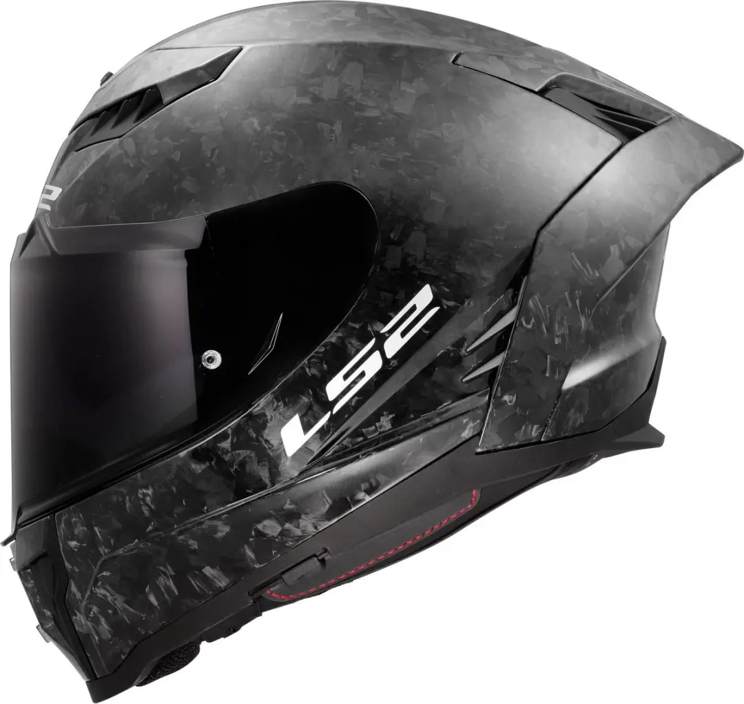 LS2 FF807 Dragon integraalhelm solid forged carbon zwart