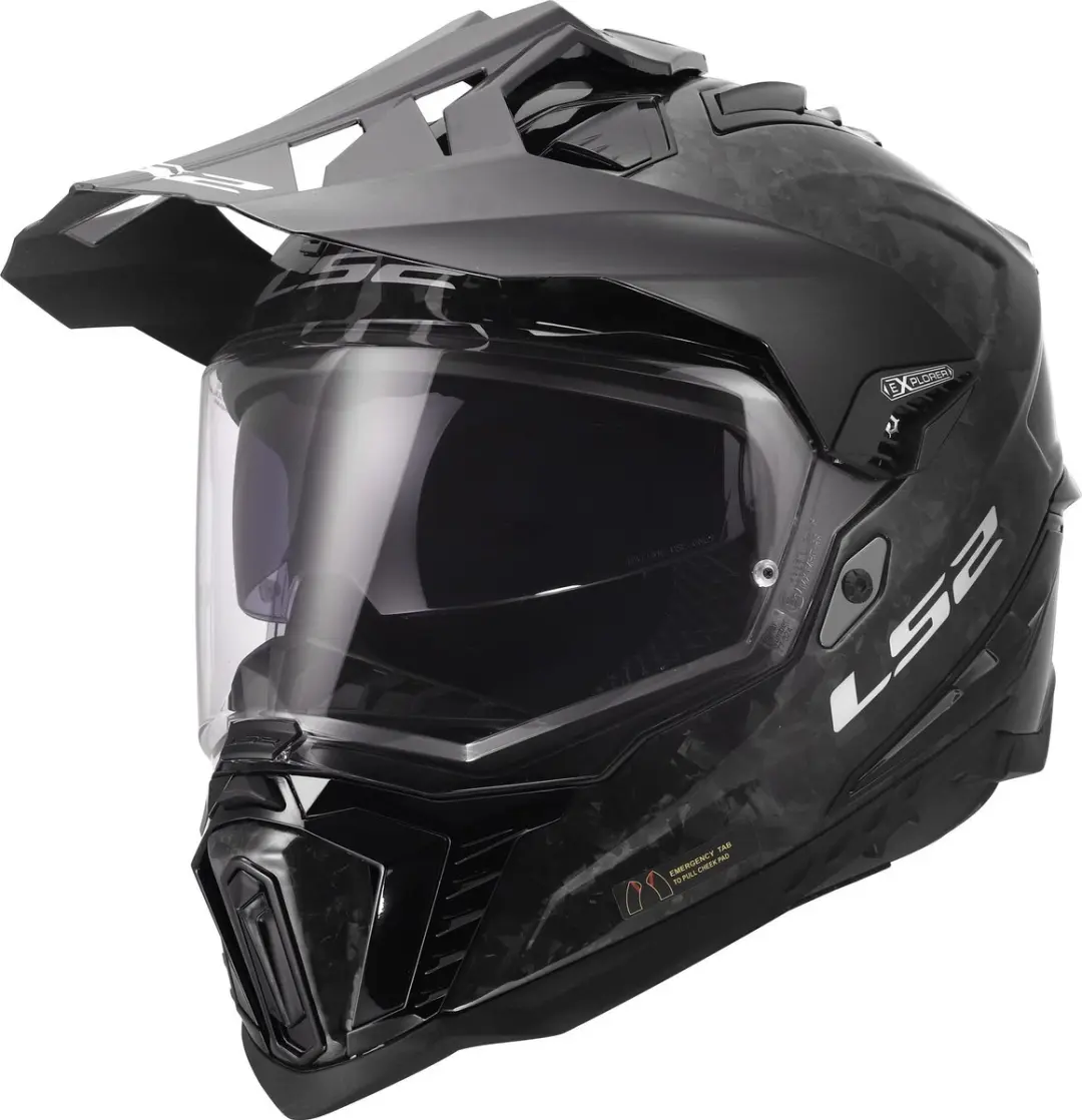 LS2 MX701 Explorer Carbon Forged Endurohelm