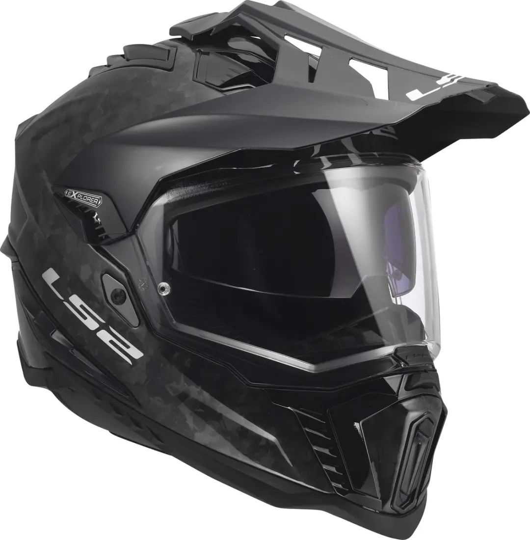 LS2 MX701 Explorer Carbon Forged Endurohelm - XXL - Grijs