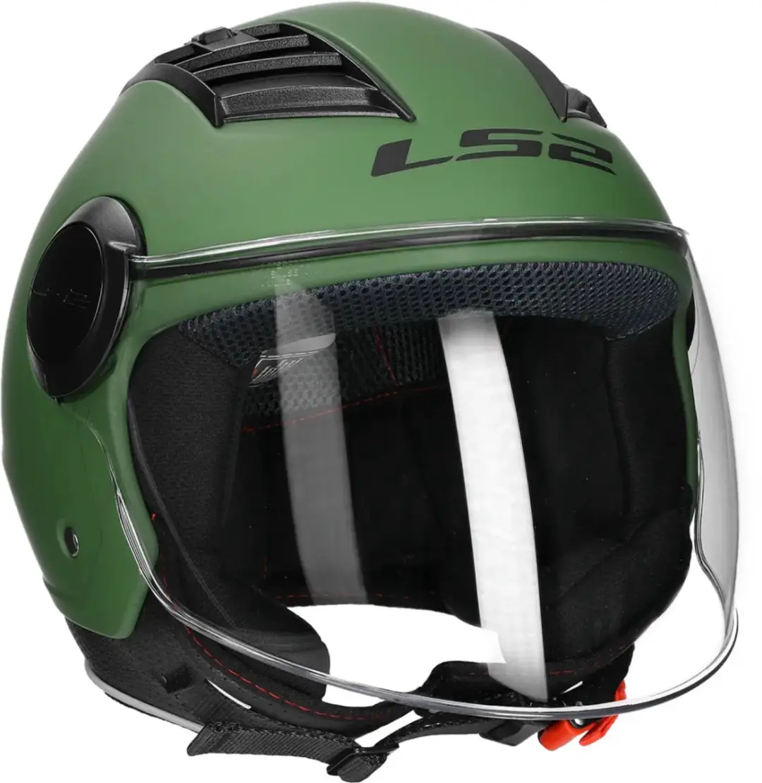 LS2 Jethelm Airflow mat groen maat S