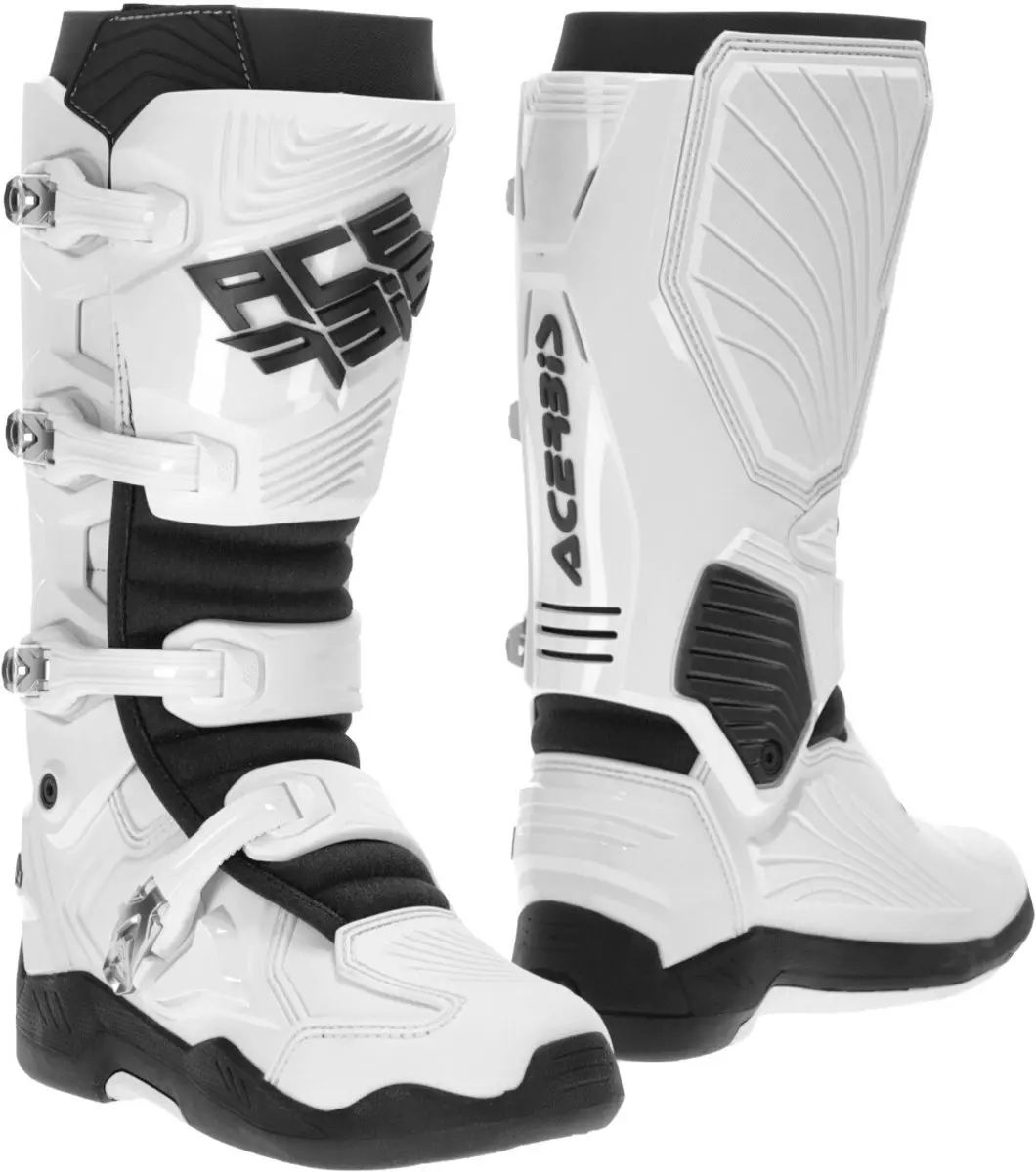 Acerbis Whoops Witte Crosslaarzen