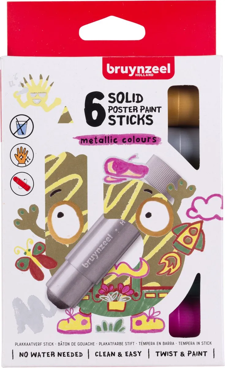 BRUYNZEEL Plakkaatverf Sticks Metallic