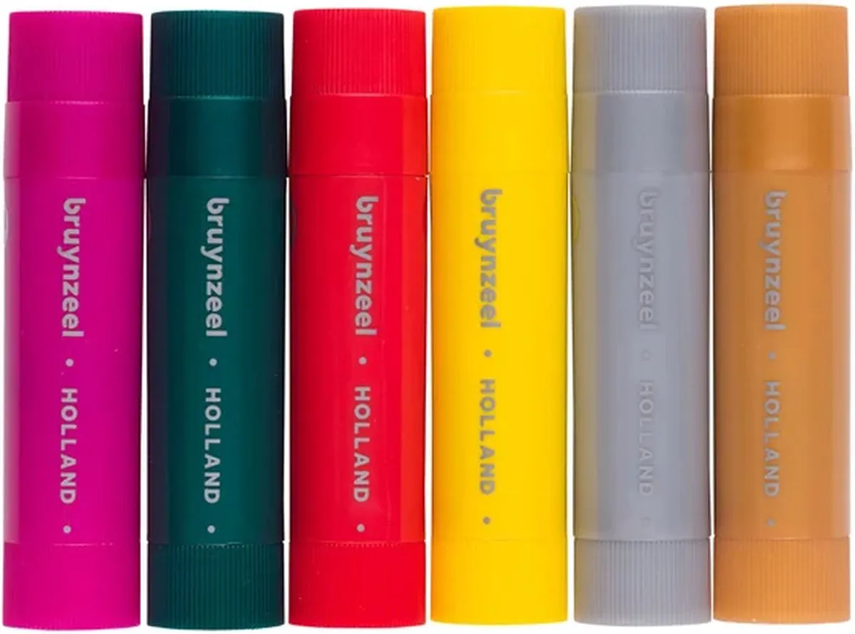 BRUYNZEEL Plakkaatverf Sticks Metallic - 6 Kleuren - afbeelding 6 van 6