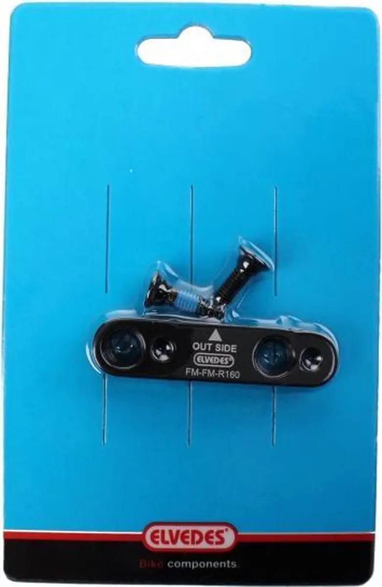 Elvedes Remschijf Adapter FM-FM 160mm - Zwart