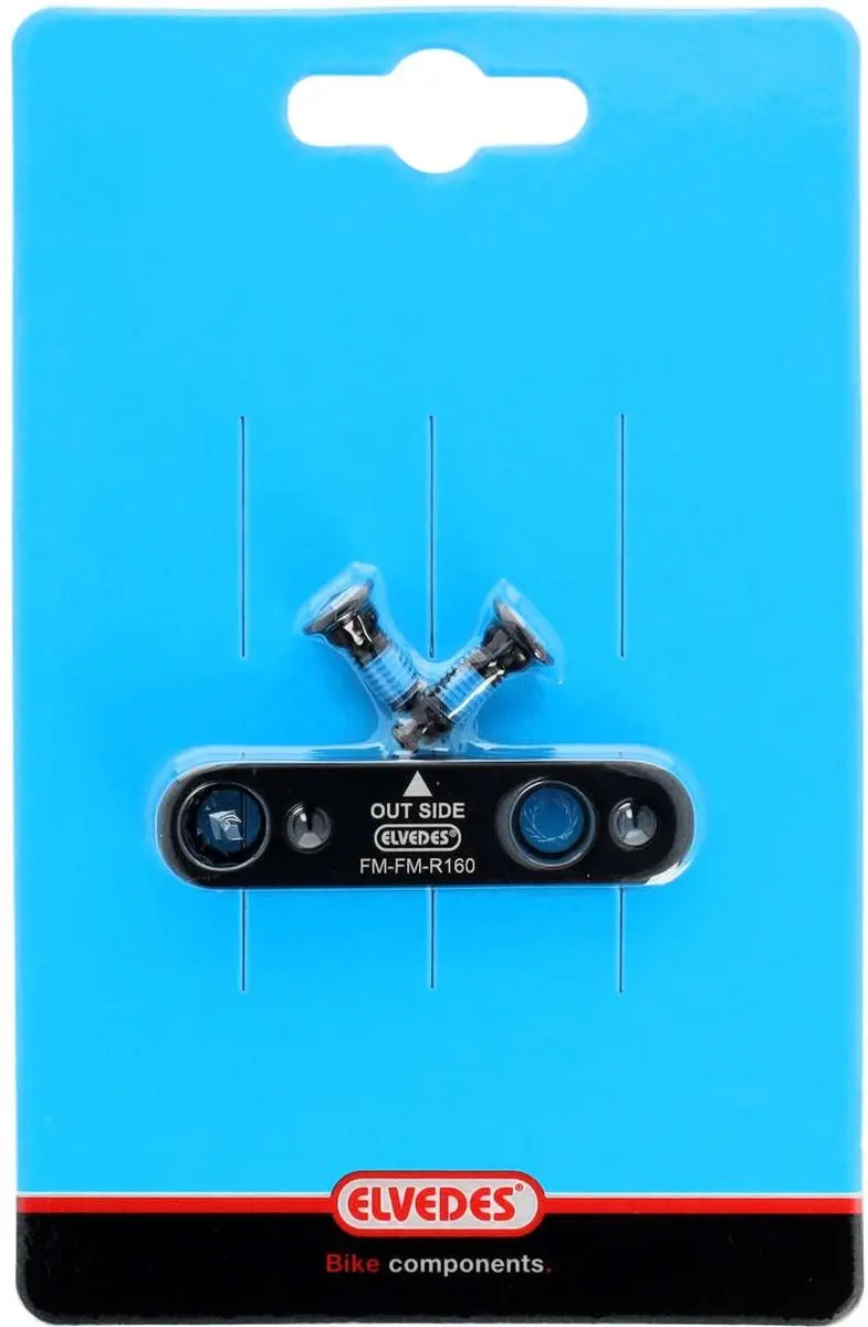 Elvedes Remschijf Adapter FM-FM 160mm - Zwart - afbeelding 6 van 6