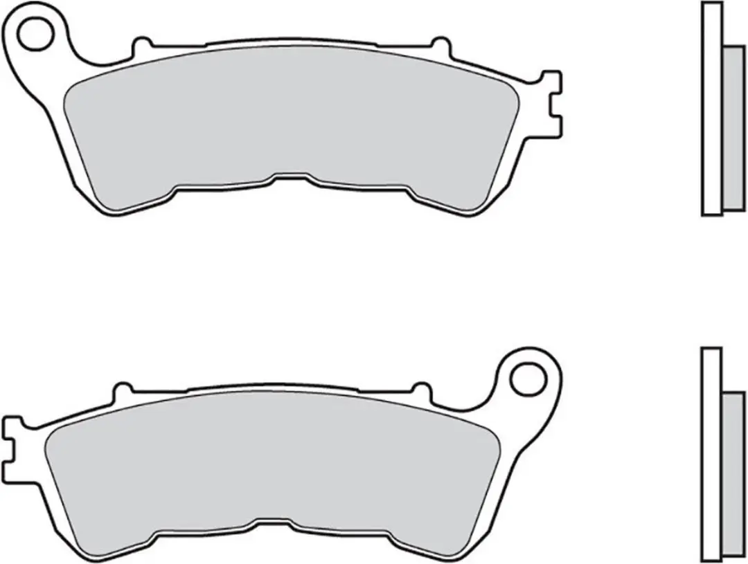 Brembo 07ho57sa Gesinterde Remblokken Transparant