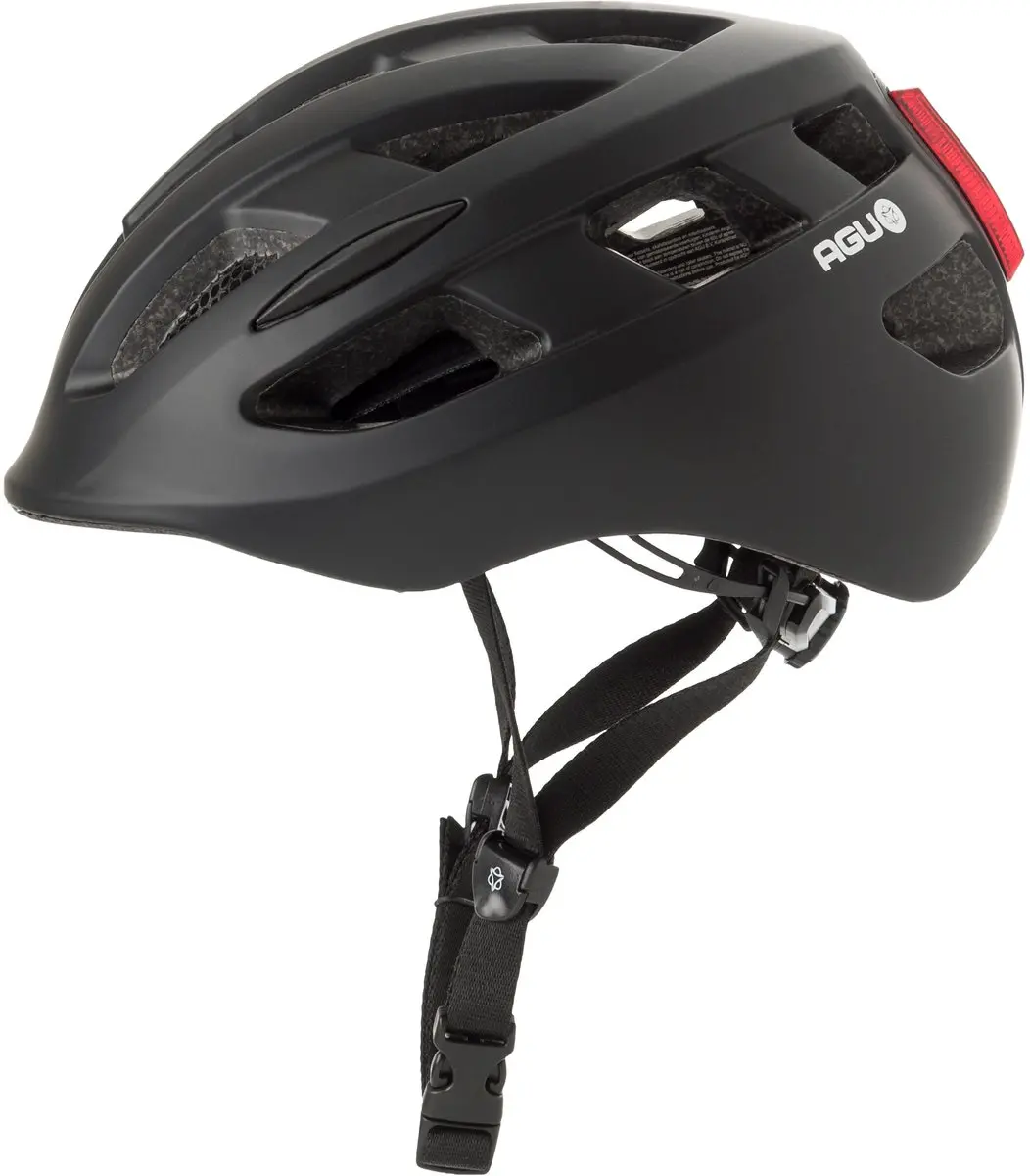 AGU Civick Urban Helm E-bike Fietshelm - 16 Ventilatieopeningen - L/XL - Zwart