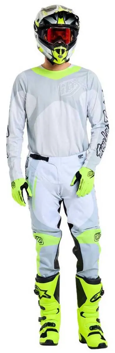 Troy Lee Designs GP Pro Motocrossbroek - Grijs/groen 30