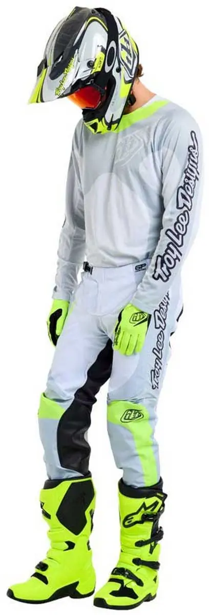 Troy Lee Designs GP Pro Motocrossbroek - Grijs/groen 30
