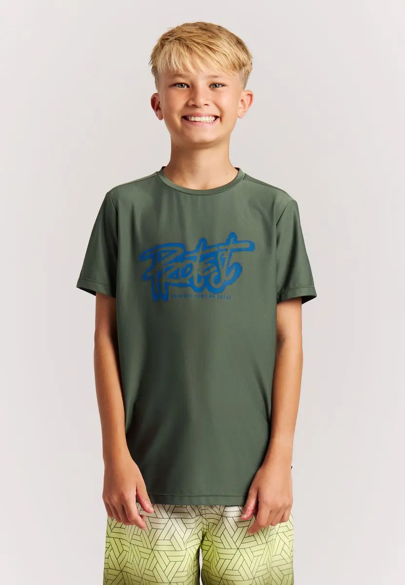Protest PRTCaptain JR UV Shirt Jongens - 104 - Blauw