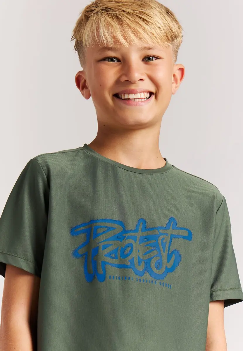 Protest PRTCaptain JR UV Shirt Jongens - 104 - Blauw