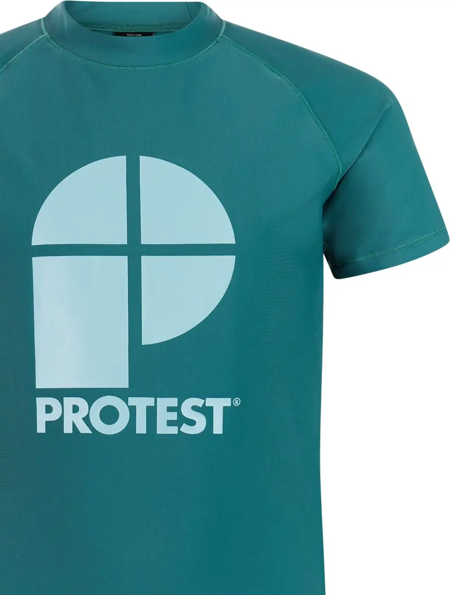 Protest PRTBerents Jr UV-shirt Jongens 104 - Dark Teal