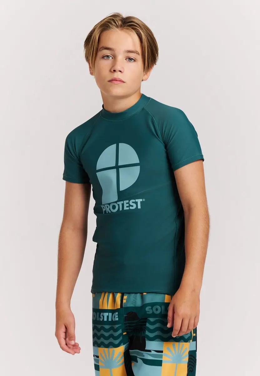 Protest PRTBerents Jr UV-shirt Jongens 104 - Dark Teal - afbeelding 6 van 6