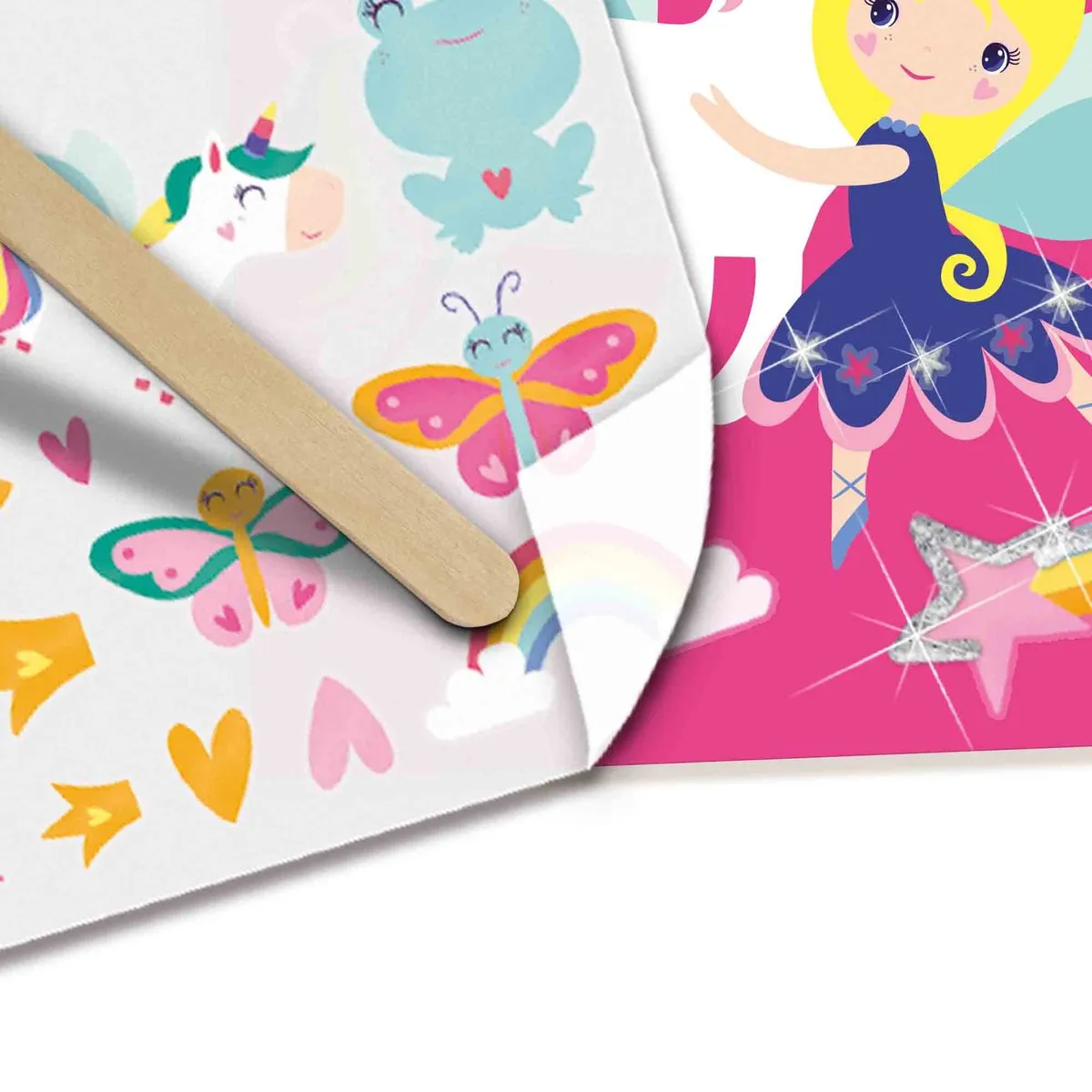 SES Creative Rub on Transfer Kaarten - 4 Stuks