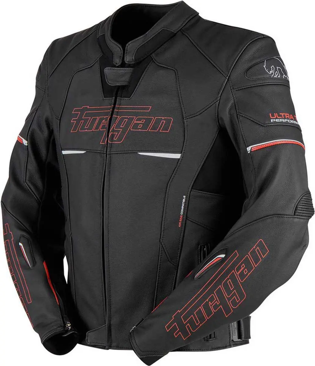 Furygan Nitros Jas - Maat S - Zwart/Rood