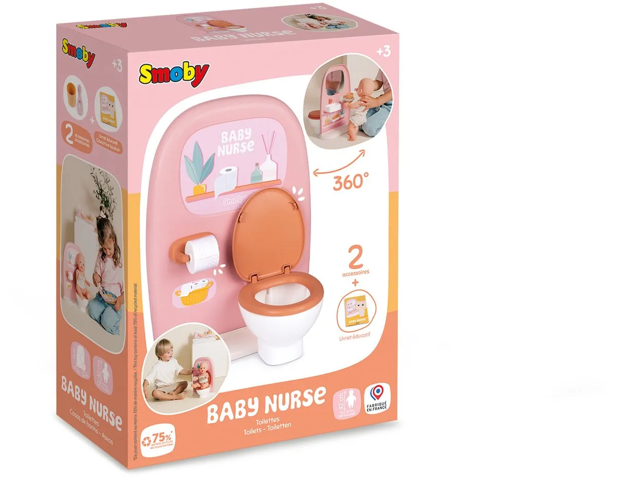 Smoby Baby Nurse Toilet Poppenaccessoire 7600220500 - Multi
