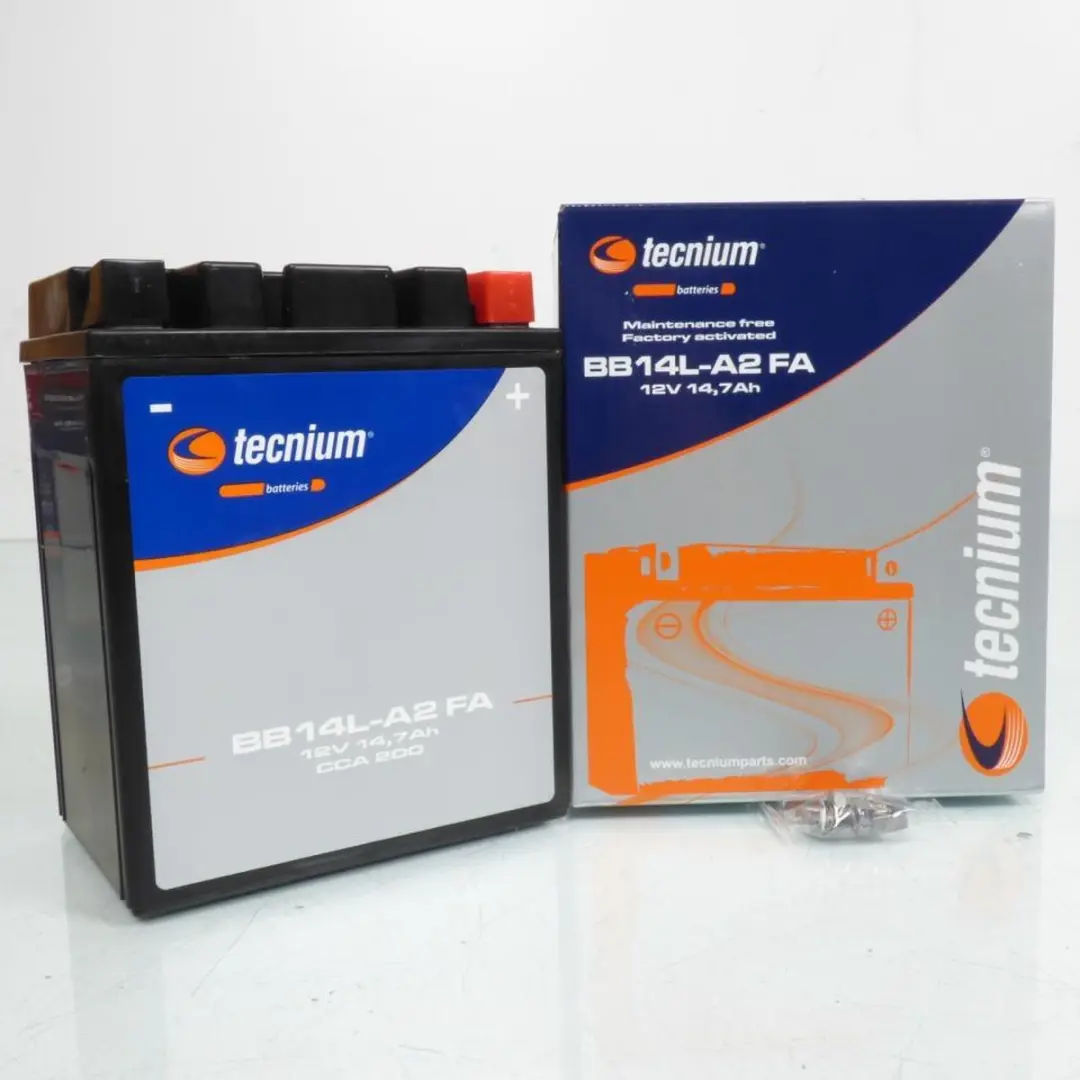 Sla Tecnium-accu voor Kawasaki 750 Z B Twin motorfiets 1976 tot 1979 YB14L-A2 /