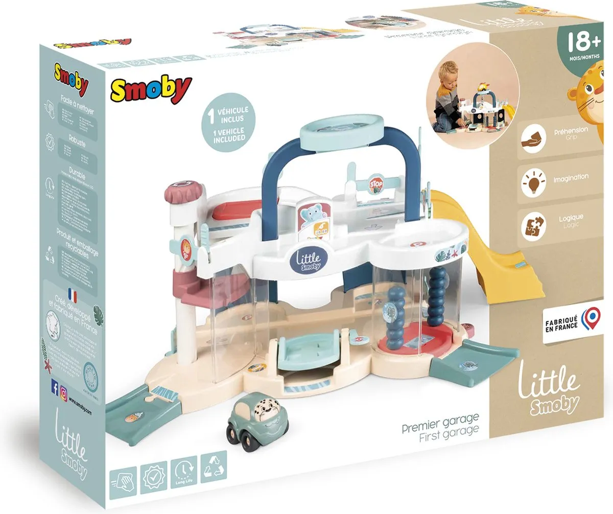 Smoby Little Smoby Eerste Speelgoed Garage 7600140202 - Groen