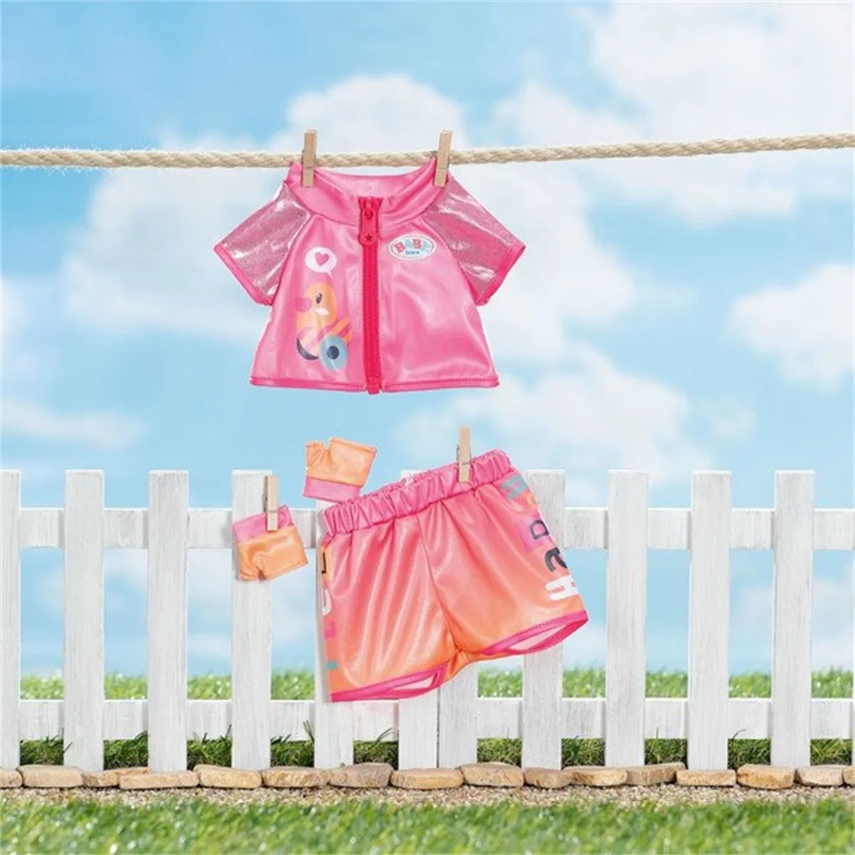 Baby Born Fietsoutfit 43cm - Multi