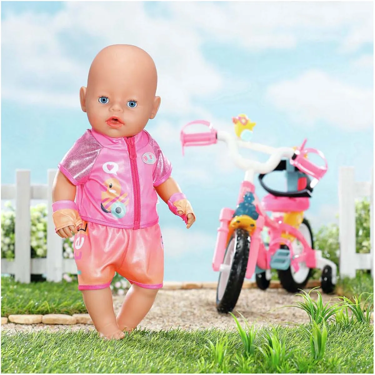 Baby Born Fietsoutfit 43cm - Multi