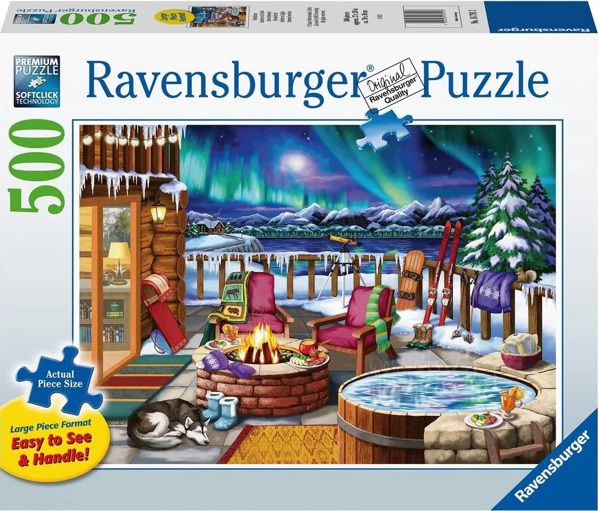 Ravensburger Noorderlicht Legpuzzel 500 Stuks - Multicolor