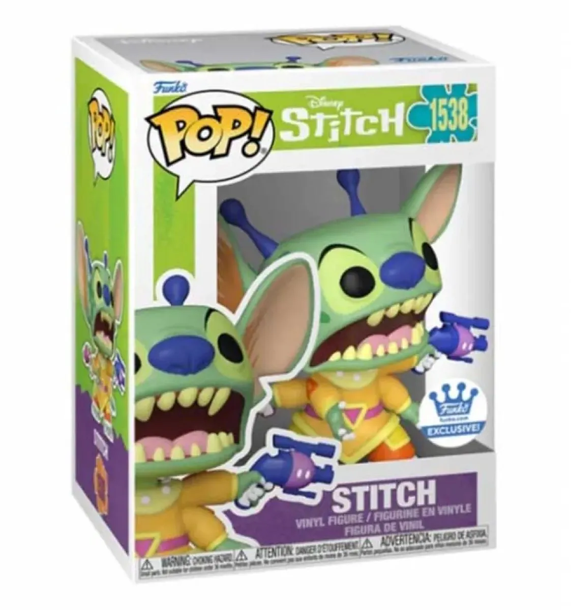 Funko Pop! Disney Stitch met Straalpistolen #1538 - Groen