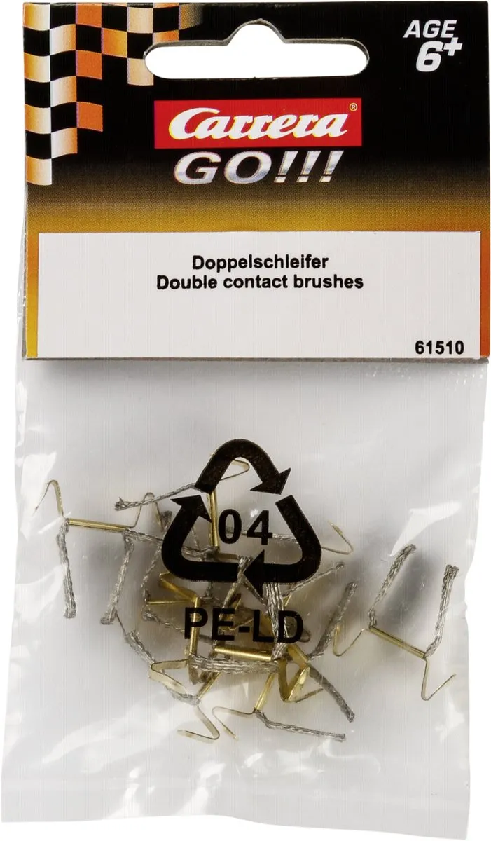Carrera Go!!! Racebaanonderdeel CAR20061510-XS - 10 Stuks - Multi