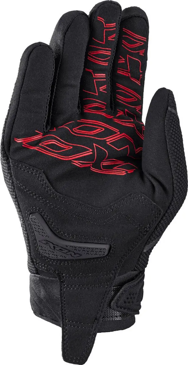 IXON Hurricane 2 Handschoenen - Zwart/Rood - Maat L