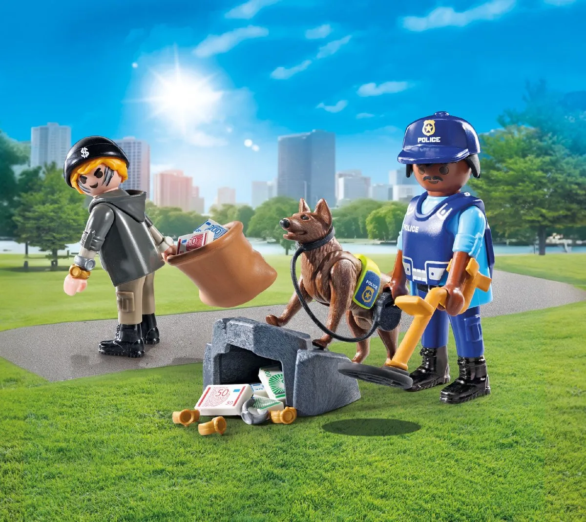 Playmobil Action Heroes Politiehond met boef 71731 - Multicolor - afbeelding 6 van 6