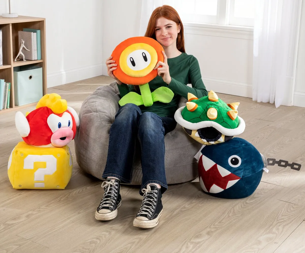 Tomy Super Mario Mega Bowser Pluchen Knuffel - Groen