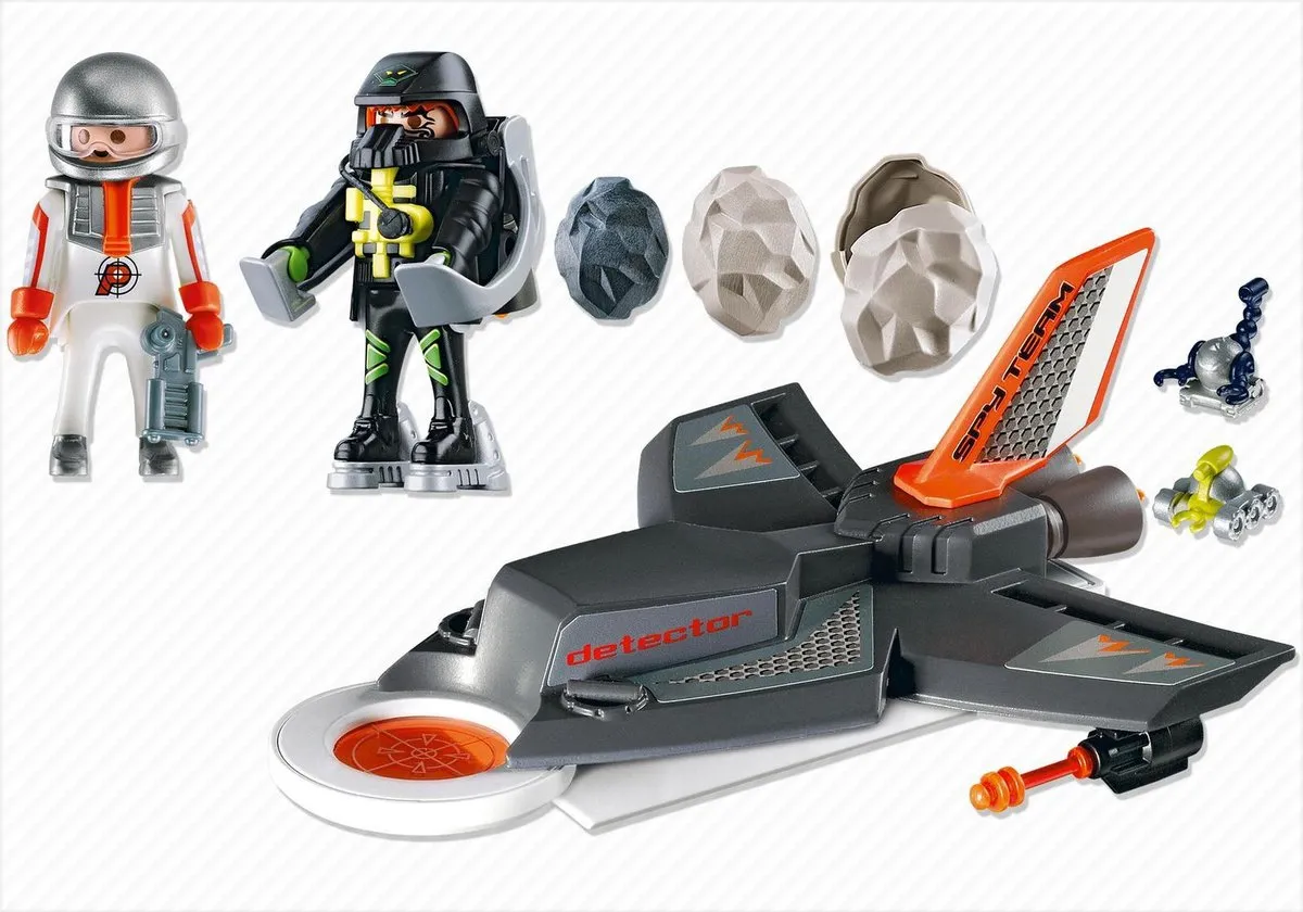 Playmobil Agents Detectorjet 4877 - Meerkleurig