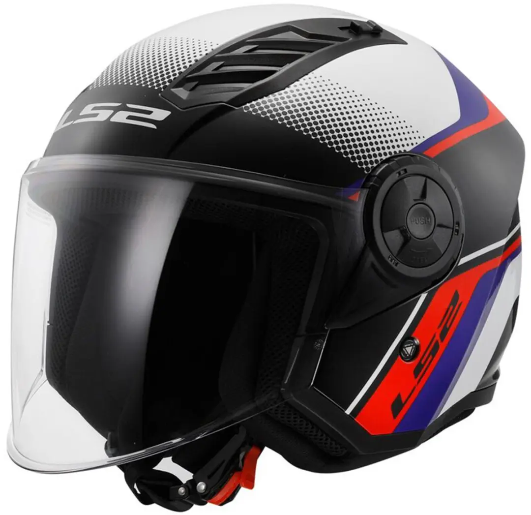 LS2 OF616 Airflow II Rush Jethelm