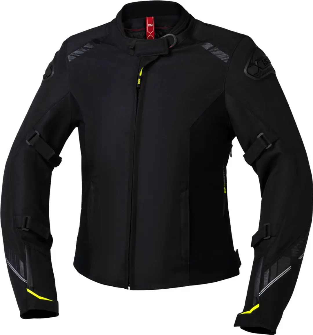IXS Carbon-ST Waterdichte Dames Zwart Textiele Motorjas