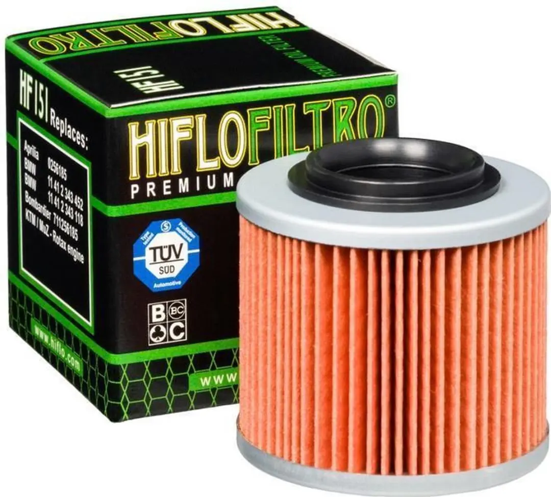 Filtre à huile Hiflofiltro pour Moto BMW 650 F Funduro 1993 à 1996 HF151 Neuf