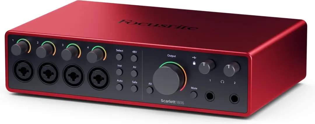 Focusrite Scarlett 18i16 4th Gen USB Audio Interface - 18 In/16 Uit - afbeelding 5 van 6