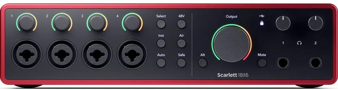 Focusrite Scarlett 18i16 4th Gen USB Audio Interface - 18 In/16 Uit - afbeelding 3 van 6