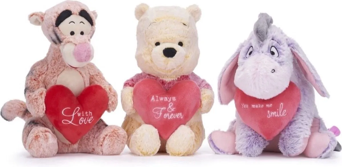 Disney Winnie de Poeh Teigetje Knuffel 27cm - Pluche