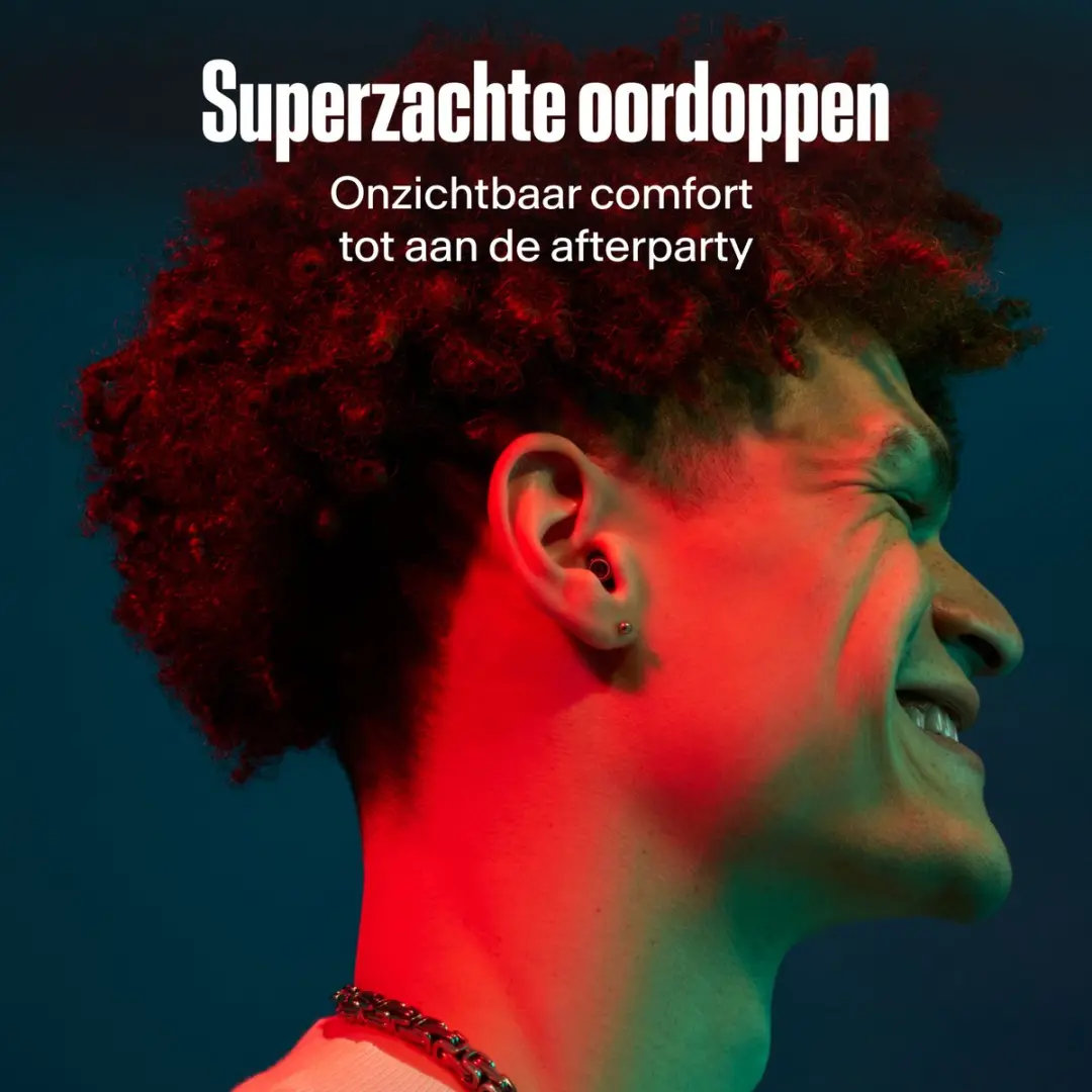 Alpine PartyPlug Pro Oordopjes - 21dB - Zwart - afbeelding 6 van 6