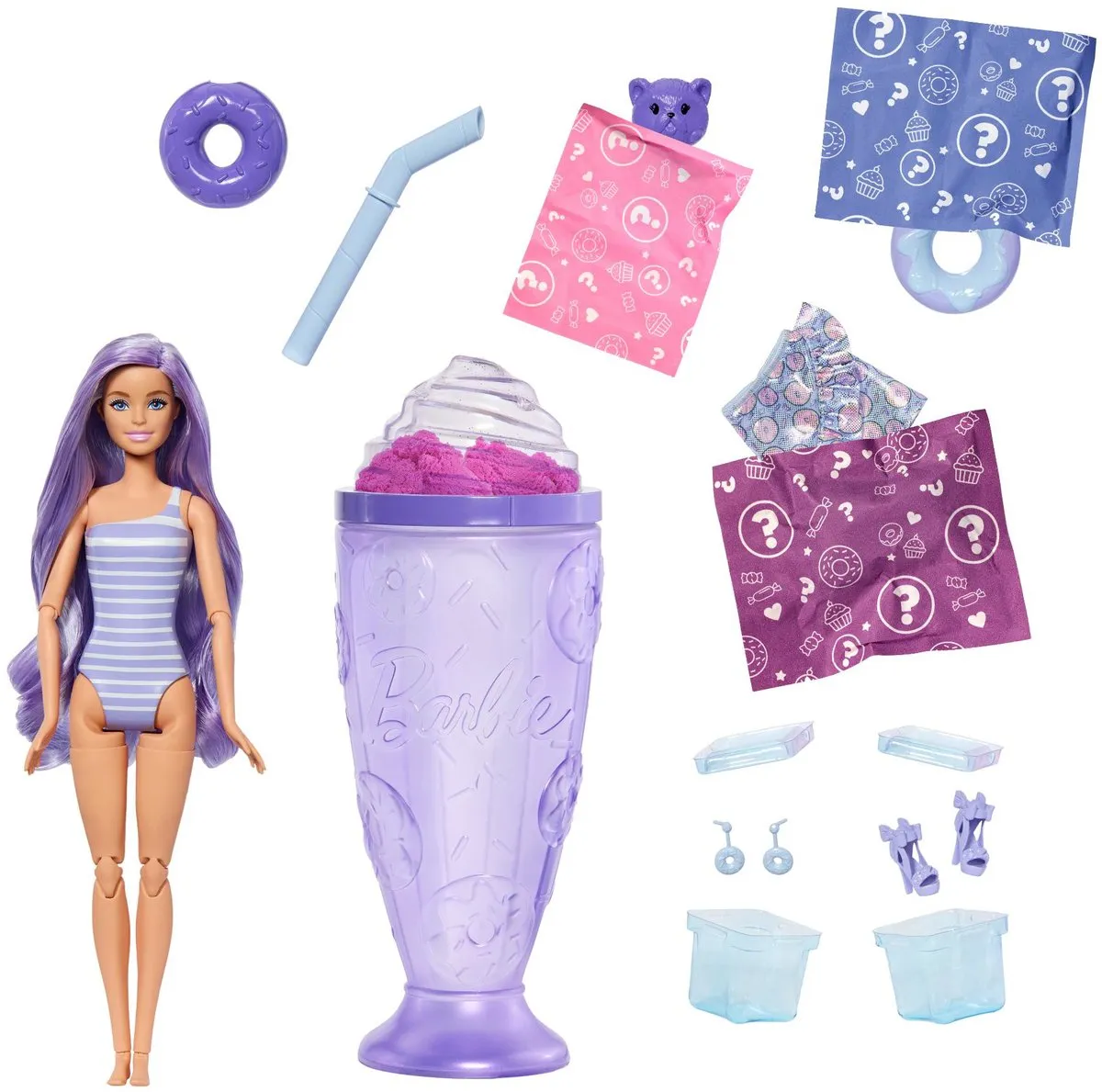 Barbie Pop Reveal Donut Dromen Modepop JFY60 - Paars