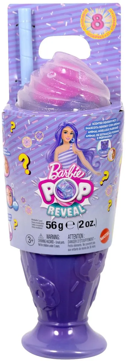 Barbie Pop Reveal Donut Dromen Modepop JFY60 - Paars - afbeelding 6 van 6