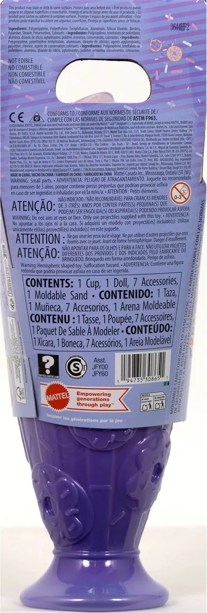 Barbie Pop Reveal Donut Dromen Modepop JFY60 - Paars