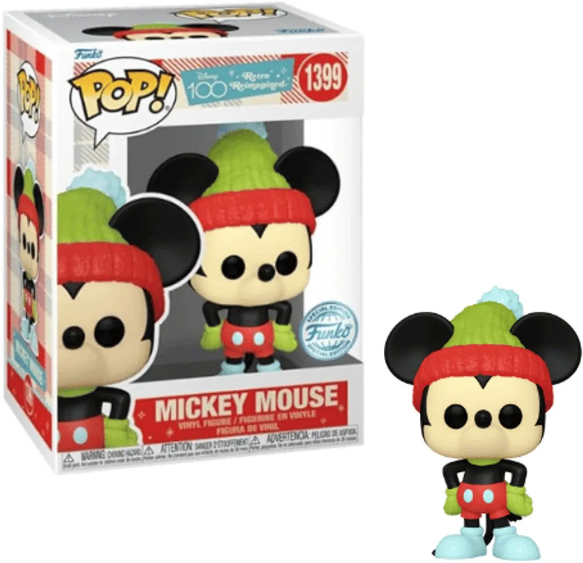 Funko Pop! Disney Mickey Mouse #1399 Retro Reimagined