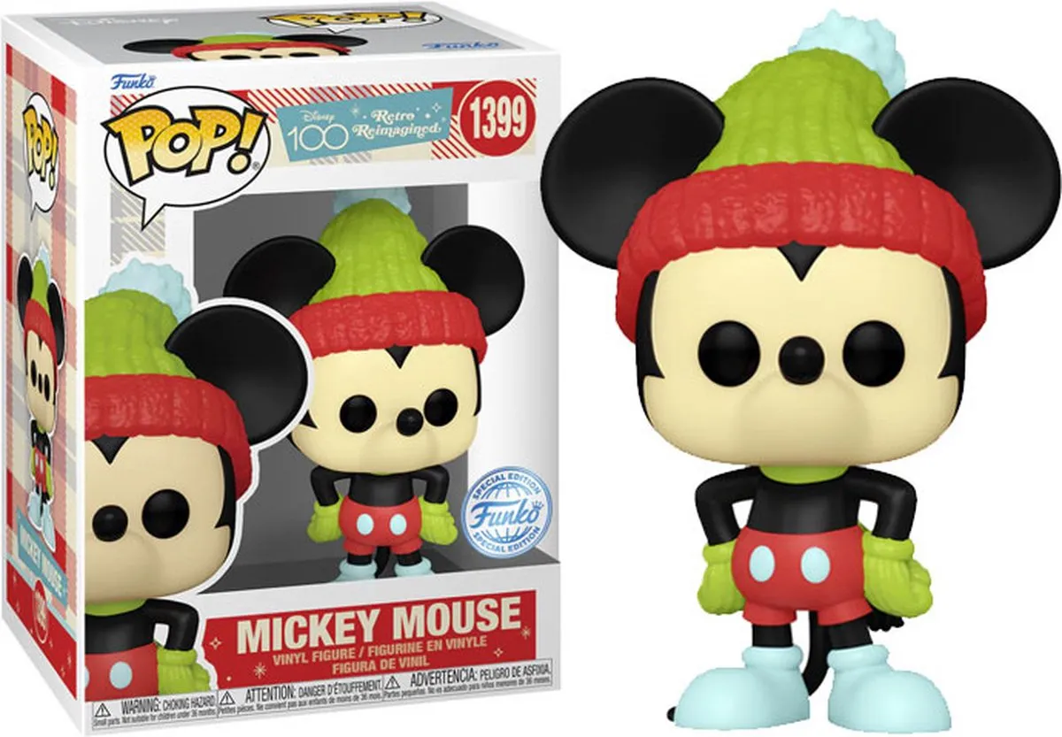 Funko Pop! Disney Mickey Mouse #1399 Retro Reimagined - Groen