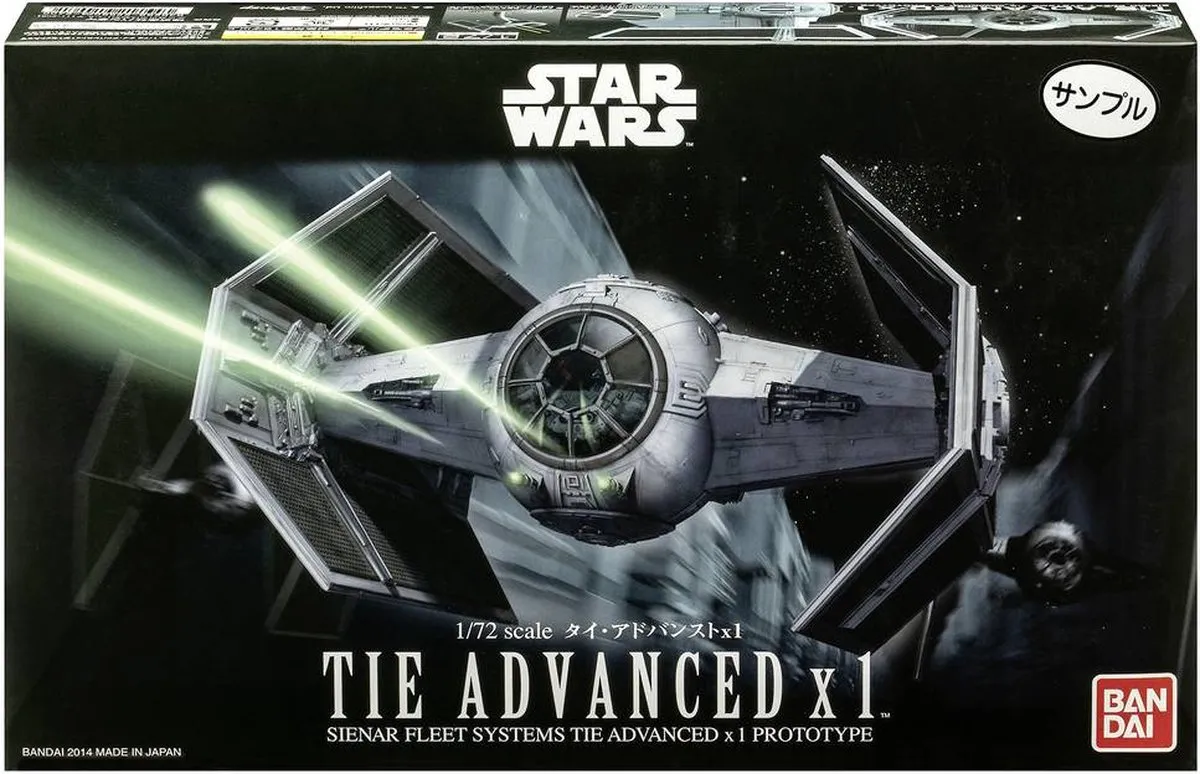 Revell Bandai 01214 TIE Advanced Modelbouwpakket 1:72 - Multi