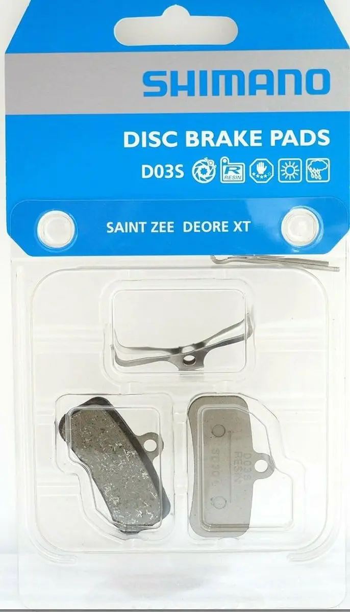 Shimano D03S Schijfremblokken - 2 Stuks Grijs - afbeelding 2 van 4