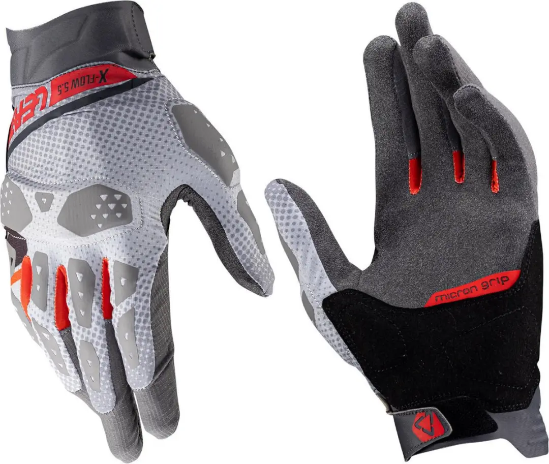 Leatt ADV X-Flow 5.5 Handschoenen - 3XL - Grijs/Rood